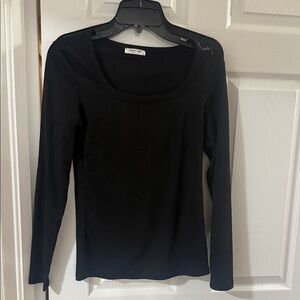 Elegant Black Long Sleeve Top